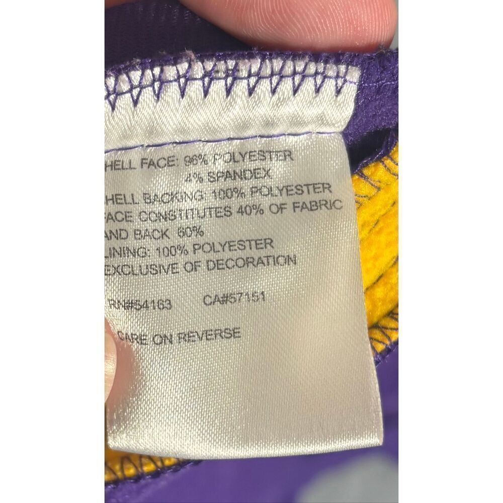 Official NFL Minnesota Vikings Full Zip Jacket Purple Size XL - Picture 10 of 10